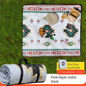 Tapete de Picnic para Acampar al Aire Libre, Lavable a Máquina, Resistente a la Humedad, Impermeable, de 5 mm de Grosor, Cuadrado, de EVA, Portátil - Product Image 3