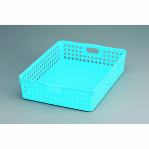 Cesto portaoggetti blu Inomata A4 - Product Image 1