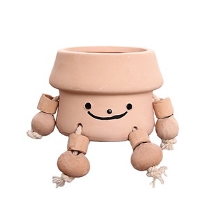Maceta <span class=keywords><strong>de</strong></span> cerámica para suculentas bonsái <span class=keywords><strong>de</strong></span> jardín, maceta <span class=keywords><strong>de</strong></span> arcilla, maceta <span class=keywords><strong>de</strong></span> flor <span class=keywords><strong>de</strong></span> remache, robot <span class=keywords><strong>de</strong></span> dibujos animados <span class=keywords><strong>de</strong></span> porcelana pequeña, contenedor <span class=keywords><strong>de</strong></span> setas en maceta - Product Image 1