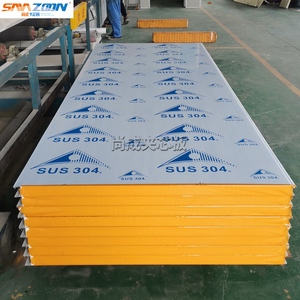 Công nghiệp lạnh lưu trữ phòng sạch bảng tường chống cháy PU bọt cách nhiệt tấm bánh sandwich cho công nghiệp - Product Image 4