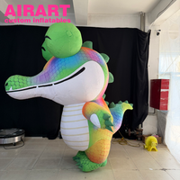 Costumes gonflables, modèle de mascotte personnalisé, costume d'animal gonflable, costume de crocodile de dessin animé gonflable
