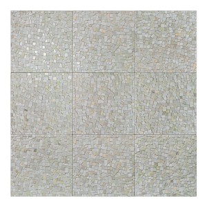 Piastrelle a Mosaico Vetri Sage 12x12 Pollici in Bianco Beige per Decorazione Pareti e Pavimenti - Product Image 2