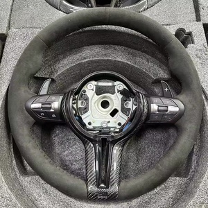 Volante <span class=keywords><strong>M</strong></span> per BMW 3 serie 5 F01 F02 F10 F15 M5 <span class=keywords><strong>F20</strong></span> F30 M3 F80 M4 F82 M2 F87 F90 F11 F13 E90 E92 volante in pelle - Product Image 6