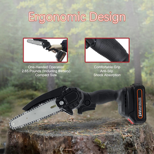 Rechargeable Cordless Lithium-ion Battery <b>Powered</b> 500W Pruning Shears Scissors 25-30mm Cutting Diameter <b>Tools</b> Kit Set P - Product Image 5
