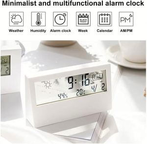 Nouvelle horloge de chevet multifonctionnelle avec veilleuse numérique intelligente, cadeau pour enfants avec logo personnalisé - Product Image 4
