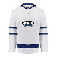 Maillot de hockey sur glace personnalisé à manches longues brodé par sublimation drôle vintage de haute qualité pour homme