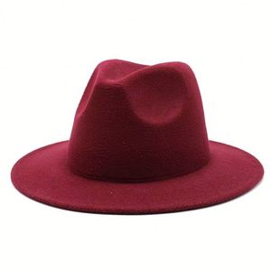 Chapeau Fedora Classique Multicolore en Coton et Polyester pour Noël, Élégant, Unisexe, Protection Solaire, Décontracté, pour Voyage et Fête - Product Image 5