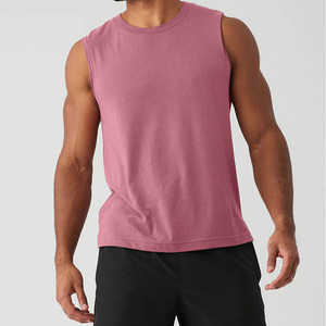 Elevate Your Summer Style Summit's Ultimate Flex Custom Color Camisetas sin mangas para hombre Diseño sólido Venta al por mayor Fabricantes de Bangladesh - Product Image 5