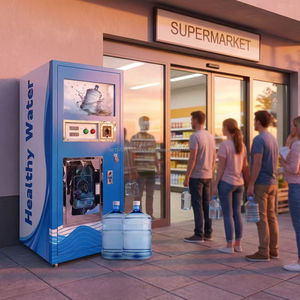 Distributeur d'eau pure YISO, vente directe d'usine, système de filtration RO entièrement automatique 24h/24, station d'approvisionnement en eau. - Product Image 5