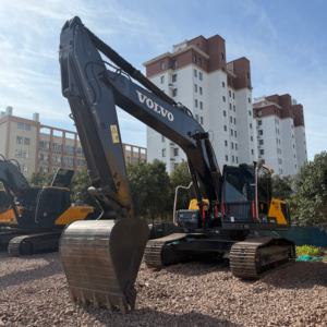 Excavatrice hydraulique sur chenilles VOLVO EC220 d'occasion, matériel de construction, d'origine, 22 tonnes, ec225 ec220 ec215, grande pelle d'occasion - Product Image 2