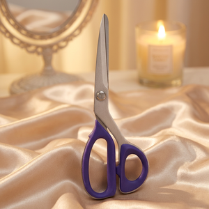 Ciseaux professionnels multi-usages en gros, lame en acier inoxydable, poignée souple, bord lisse, outils de coupe DIY - Product Image 3