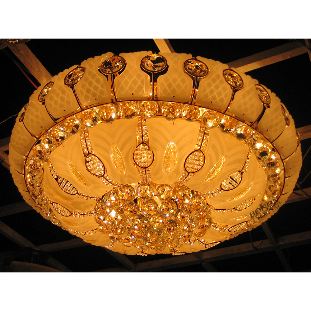 High Quality Modern Acrylic Aluminum LED Surface Mounted Ceiling Lamp Remote Control Club Hotel Attic Indoor Lighting IP33 AC