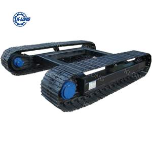 Chasis de orugas de caucho/acero para grúas de 8 toneladas, excavadoras y plataformas de perforación del fabricante - Product Image 6