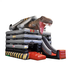 <span class=keywords><strong>Parque</strong></span> de atracciones de la selva de dibujos animados para niños, <span class=keywords><strong>parque</strong></span> de juegos infantil, castillo hinchable, tobogán - Product Image 4