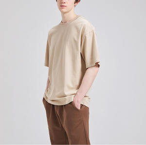 Venta al por mayor de gran tamaño camiseta de Color sólido básico Unisex camiseta de las mujeres Casual Top largo de talla grande camiseta de las mujeres - Product Image 3