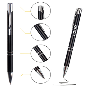 Hot Selling Heavy Luxury Aluminum Metal Ballpoint Ball <b>Pen</b> with Customized Logo Printing Laser Engraved for Manufacturer Gifts - Product Image 5