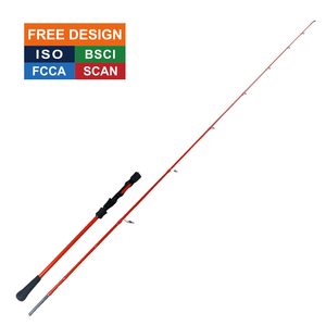 Sợi Carbon xấu xí Stick 1 + 1 phần OEM <span class=keywords><strong>jigging</strong></span> <span class=keywords><strong>Rod</strong></span> nhà sản xuất ISO BSCI chứng nhận tùy chỉnh <span class=keywords><strong>jigging</strong></span> <span class=keywords><strong>Rod</strong></span> saltwater câu cá - Product Image 1