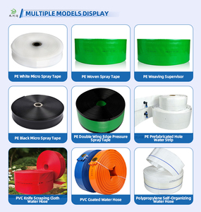 <span class=keywords><strong>Tubo</strong></span> Piatto in PVC Blu Resistente da 3 Pollici con Raccordi Rapidi Antiesplosione per <span class=keywords><strong>Irrigazione</strong></span> Giardino, Serra e Agricoltura - Product Image 5