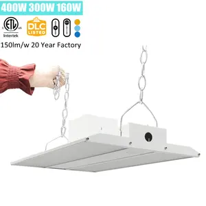 2×2 2×4FT lineares Hochbuchtenlicht industrielle Hochbuchten- und Unterbuchtenbeleuchtung 200 W 150 W 100 W Hochleuchte-Einrichtung 150 Lm/W niedrige UGR