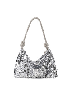 Bolso de Noche Premium de Última Tendencia 2026 con Lentejuelas Brillantes y Pedrería, Estilo Media Luna, para Festival de Música, con Asa para Llevar al Hombro o Bajo el Brazo - Product Image 6