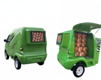 YUNDOU 80 km/h Tricycles électriques 4 roues Cargo Van camion utilitaire Cargo livraison Mini voiture transport écran publicitaire