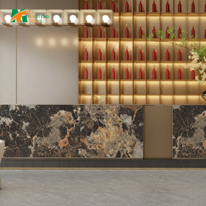 Carreaux de porcelaine fins pour murs et sols, aspect marbre en pierre frittée, grande taille, blanc Carrare, durables, design moderne pour salle à manger et chambre à coucher - Product Image 3