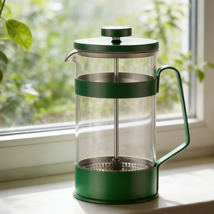 Cafetière en verre écologique 350-1000ML avec filtre réutilisable non toxique pour une infusion de café saine et écologique - Product Image 1