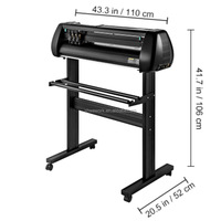 Machine de découpe de vinyle WeWork 34 pouces Machine de découpe d'imprimante de vinyle 870mm Machine de découpe traceur de découpe Bluetooth hors ligne