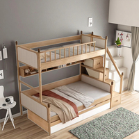 Meubles Lit Etage Lit superposé Pour Enfants Lit superposé peu encombrant avec bureau ou pour tout-petits