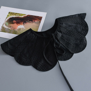 Accessori di abbigliamento multifunzionali eleganti donne ragazze ricamate disegni di fiori in pizzo staccabile scialle falso collo forgiato - Product Image 5