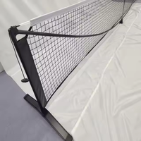 Offre Spéciale filet de pickleball professionnel portable facile à transporter et à installer à l'intérieur pour l'équipement de jeu de terrain d'entraînement de tennis avec poteau