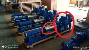 Pompa <span class=keywords><strong>a</strong></span> Cavità Progressiva A01 con Riduttore <span class=keywords><strong>a</strong></span> Ingranaggi e Controllo Meccanico della Velocità <span class=keywords><strong>a</strong></span> Volantino - Product Image 4