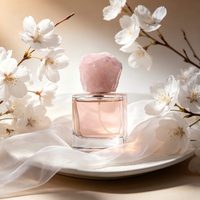 Flacon de parfum en verre rechargeable de luxe, carré, élégant, haut de gamme, avec couvercle en pierre, personnalisable avec logo, 30ml, 50ml, 100ml – Meilleures ventes