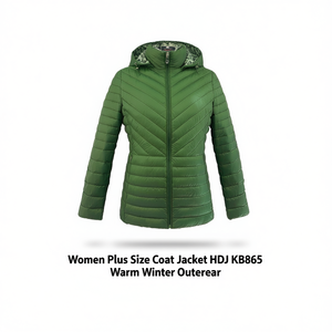 Cappotto Invernale da Donna Taglie Forti HDJ KB865, Giacca Calda per l'Inverno - Product Image 3