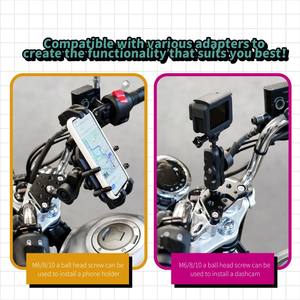 ฐานยึดอเนกประสงค์สำหรับมอเตอร์ไซค์ Xilla คุณภาพสูง ทำจากอะลูมิเนียมอัลลอยด์สีดำ สำหรับ HONDA MSX GEN3 & GEN4 - Product Image 2