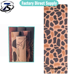 Correa de Transporte para Tapete de Yoga <span class=keywords><strong>y</strong></span> Pilates de Corcho, Personalizada, Impermeable, Duradera, Antideslizante, de 5 mm de Grosor, para Entusiastas del Hot Yoga - Venta al Por Mayor - Product Image 1