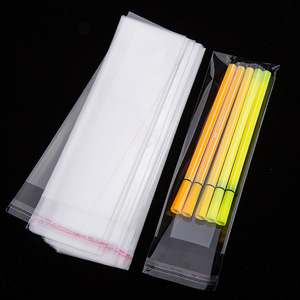 Sachet en polypropylène transparent refermable avec fermeture adhésive pour emballage <span class=keywords><strong>de</strong></span> snacks, bonbons, cartes et produits <span class=keywords><strong>de</strong></span> vente au détail - Product Image 1