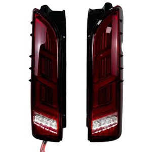 200 Series Hiace 2005-2018 LED Tail Lights Clear Lens 12V New 1002 Model - Product Image 5