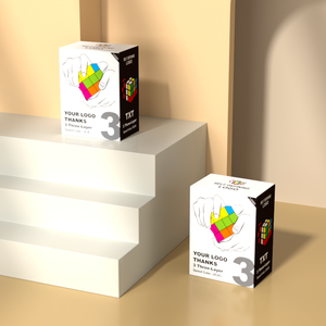 Custom Kid Rubik 'S Kubus Vouwdoos Kinderen Speelgoed 3d Puzzel Papieren Verpakking - Product Image 4
