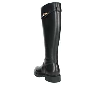 Bottines noires pour femmes, hauteur genou, style tendance 908 - Product Image 2