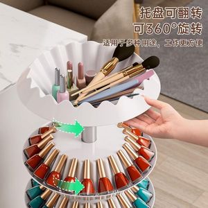 Carrito para Esmaltes de Uñas, Bandeja Exhibidora para Salón de Uñas, Soporte con Ruedas - Product Image 3