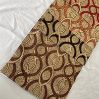 Tissu de canapé rembourré en tissu jacquard géométrique