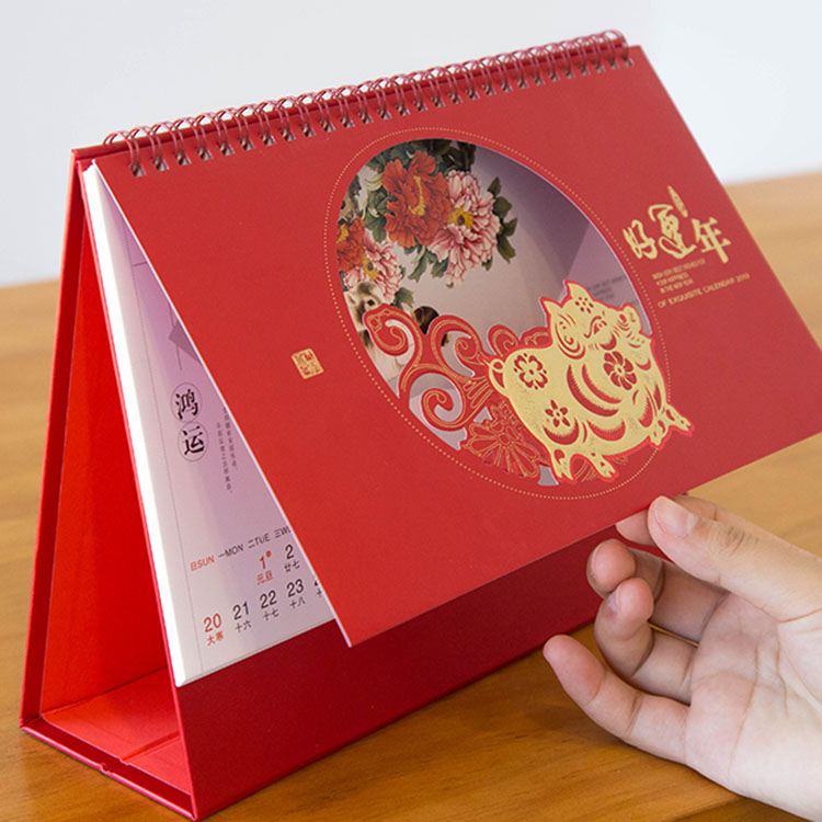 2023 г., новейший Настольный календарь с печатью по низкой цене