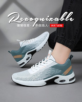 Chaussures de sport pour hommes Printemps Nouvelle sortie d'usine pour coussin Fond souple Fermeture à enfiler Marque OEM Vente en gros