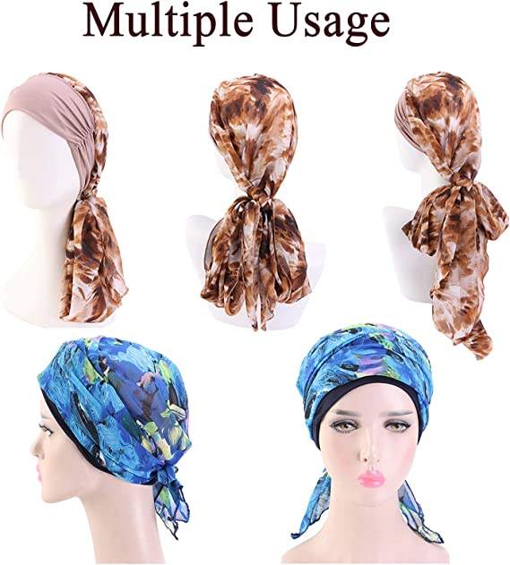 Chemo Headwear Comfortable Scarves for Bald Wraps