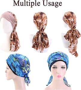 Couvre-chef Chimio pour Femmes, Bandeau Écharpe, Bonnet de Nuit, <span class=keywords><strong>Foulard</strong></span> pour Cheveux Chute, Chapeaux pour <span class=keywords><strong>Cancer</strong></span>, Turbans - Product Image 6
