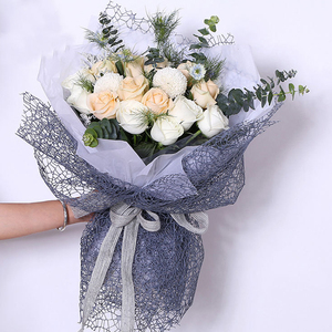 Korean <strong>Paper</strong> for Flowers Mesh <strong>Paper</strong> Circle Net Hollow <strong>Wrapping</strong> <strong>Paper</strong> Florist Packaging Supplies for Birthday <strong>Wedding</strong> - Product Image 6