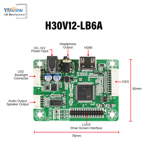 BOE 12.3 AV123Z7M-N18 850cd/<span class=keywords><strong>m</strong></span> ² 1920x720工业级液晶模块显示器全视角LVDS 45引脚连接器 - Product Image 3