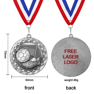 Médailles personnalisables 2025 – Trophées imprimés sur mesure pour Boxe, Taekwondo, Football – Médailles vierges pour Arts Martiaux et Sports – Conception personnalisée - Product Image 3