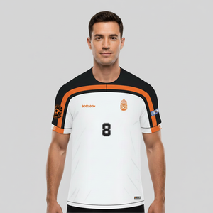 HOSTARON Vente en gros de maillots de football pour adultes, impression personnalisée, manches courtes, maillots de football pour hommes, respirants, maillots d'équipe de football - Product Image 1